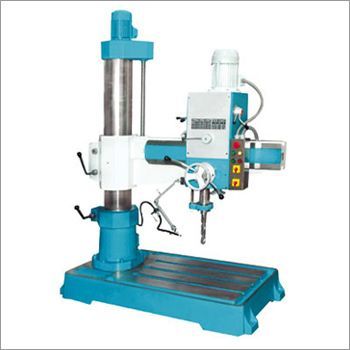 Geared Drill Machine - Mild Steel & Cast Iron, 1600x850x2270mm, Spindle MT-4/MT-5, 3HP Motor | Autofeed 6 Steps, Precise Drilling, Durable Design