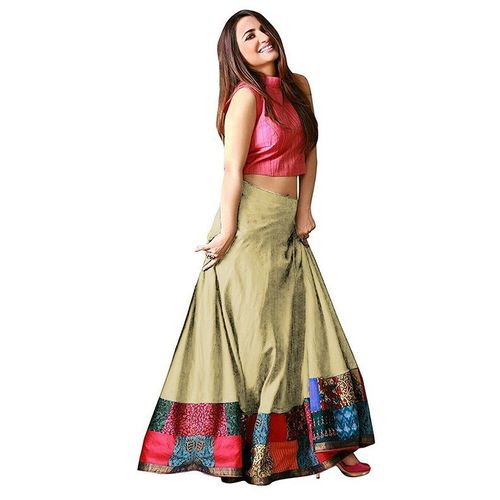 Light Green Womens Ghagra Choli