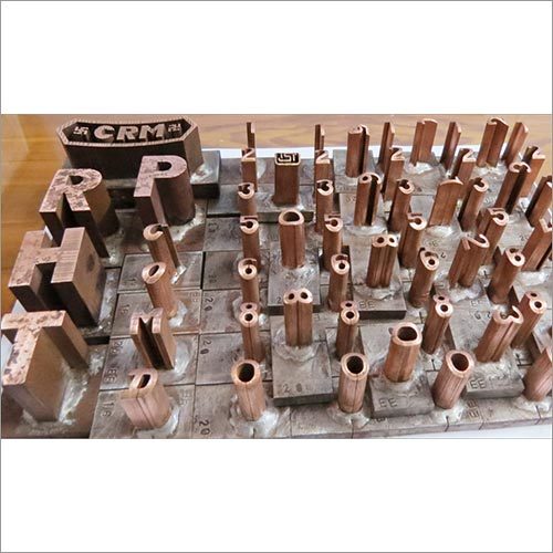 TMT Roll Branding Alpha Neumerical Copper Electrodes