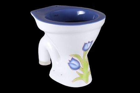 European Vitrosa Water Closet - Ceramic Elongated 20-25 kg | Floor Mounted Highly Durable Design for Long-Term Reliability