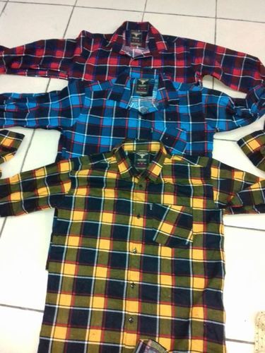 Mens Cotton Check Shirt