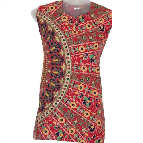 Ladies Designer Jaipuri Printed Kurti