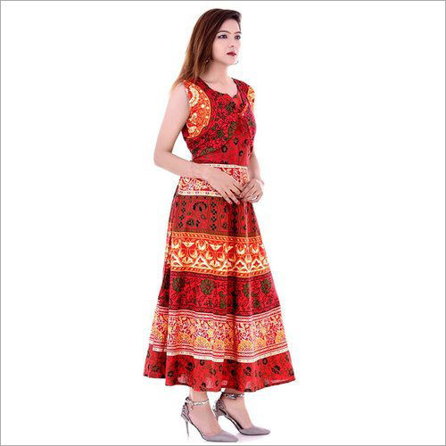 Ladies Jaipuri Jacket Long Dress