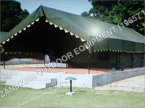 Camping Tents - Single Layer Polyester, Laminated Fiber Poles | Plain Style Camp Tent for Outdoor Use