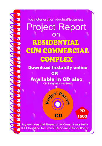 Residential Cum Commercial Complex establishment eBook By DOCTRZ PRODUCTS