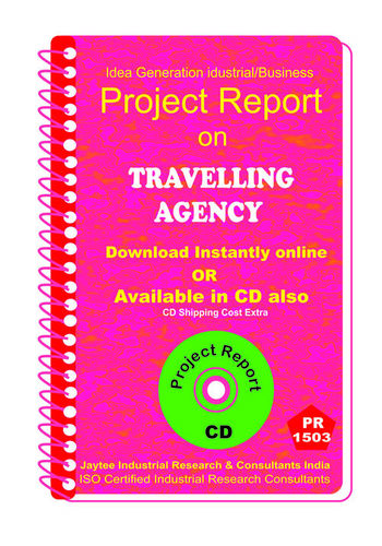 Travelling Agency II establishment Project Report eBook