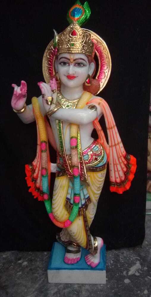 Marble Krishna Statue