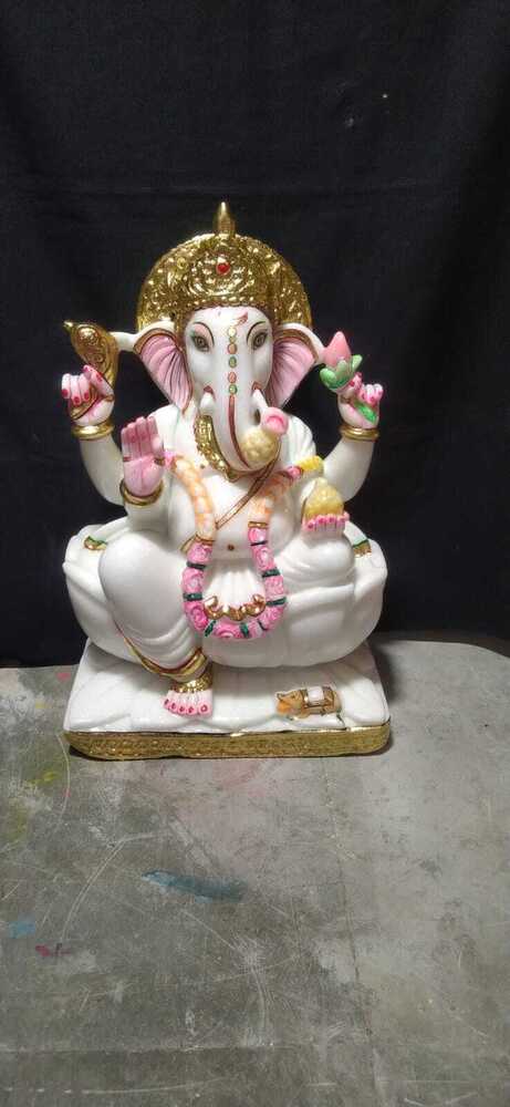 Marble Ganesha Sculpture