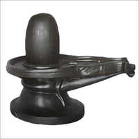 Marble Shivling Statue - Color: Black