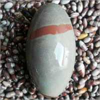 Narmada Shivling Statue - Color: White