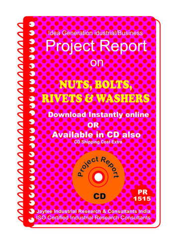 Nuts Bolts Rivets and Washers manufacturing eBook