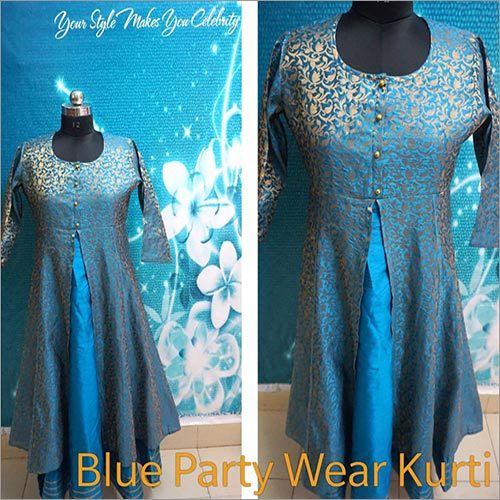 Blue Party Wear Kurti