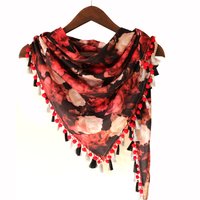 Multi Color Scarf Necklace
