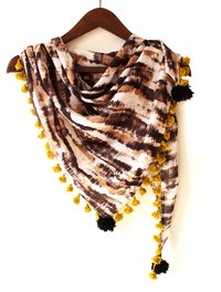 Multi Color Cotton Voile Scarf