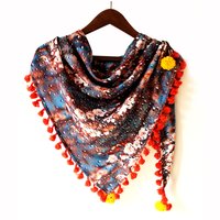 Multi Color Sequin Scarf