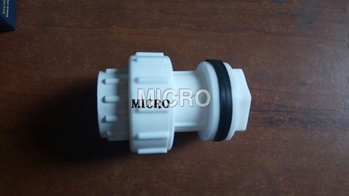 Union Tank Connector - Plastic 25mm (3/4") to 63mm (2") Sizes | White Color Female Connection 1-Year Warranty Multi-Purpose Plumbing Use