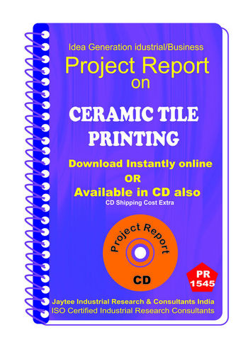 Printing Indst. Project Reports