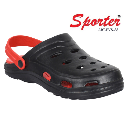 Sporter Men/Boys EVA Black-33 Clogs Sandals