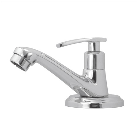 High Neck Pillar Tap - Brass, 18.5 x 16 x 5.7 mm | Rectangular Shape, Versatile HDPE and PVC Compatibility