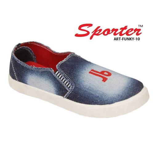 Sporter Men/Boys Denim Blue Funky-10 Loafers & Moccasins