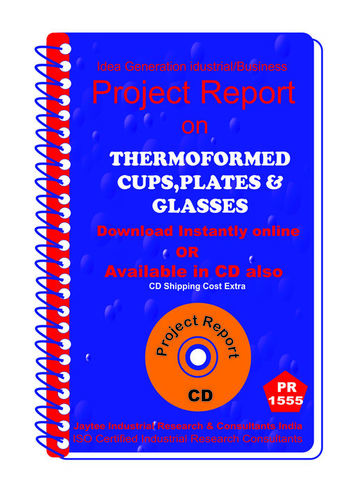 Thermoformed Cups, Plates and Glasses manufacturing eBook