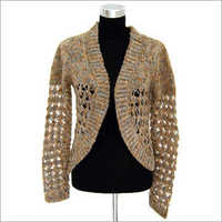 Ladies Woolen Cardigan - Woolen Material, Full Sleeves, Modern Style | Winter Wear, Washable Comfort for Versatile Layering