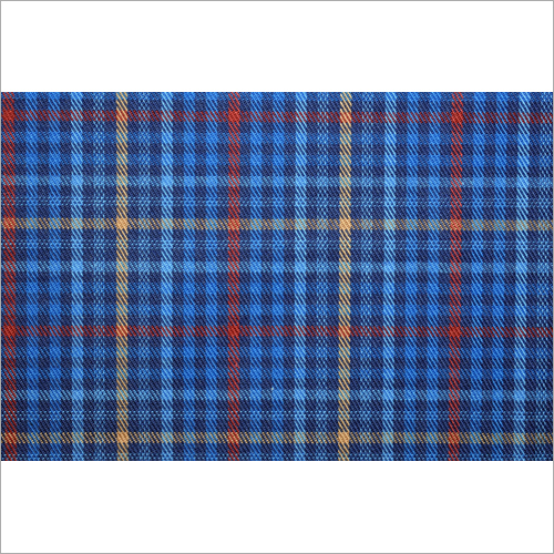 Yarn Dyed Check Twill Weave Fabric
