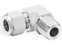 Female Elbow Fittings - Stainless Steel, 1/8 To 1/2 Inch, Silver, Galvanized Surface, Round Shape, Male Thread Connection, 5-10 Mm Thickness