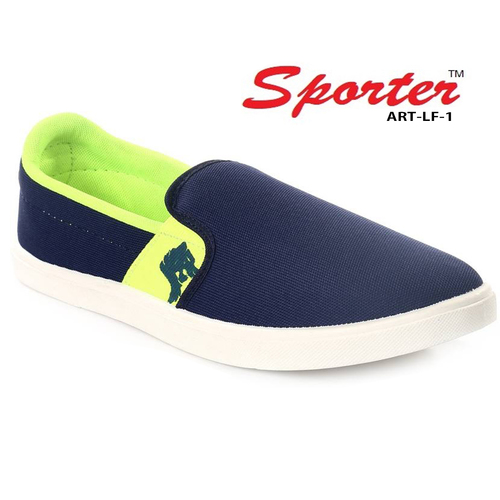 Sporter Men/Boys Canvas Blue FL-1 Loafers & Moccasins