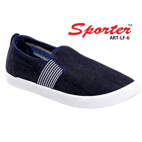 Sporter Men/Boys Canvas Blue FL-6 Loafers & Moccasins