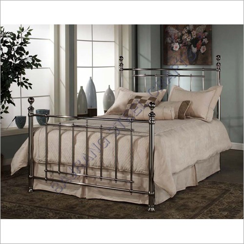 SS Decorative Double Bed