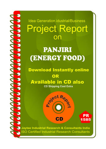 Panjiri (Energy Food) manufacturing Project Report eBook