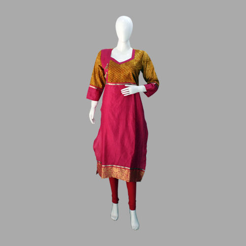 Red Printed Kurti