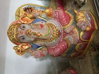Jade Gemstone Ganesha Statue