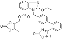Azilsartan Medoxomil - C24h24n6o7, 500.47 G/mol , 99% Min Purity, White Powder, Water Soluble Tablet For Hypertension Management