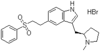 Eletriptan Hydrobromide - C19h23n3o3sâ·hbr, 424.4 G/mol , White Powder With >99% Purity, Water Soluble, Suitable For Migraine Management In Adults