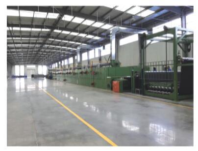 Artificial Turf Gumming & Drying Production Line Fabric Width: 4200 Millimeter (Mm)