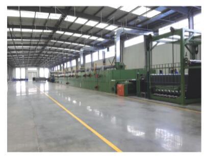 Industrial Artificial Turf Gumming & Drying Production Line