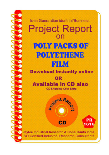 Poly Packs of Polyethene Film manufacturing eBook
