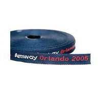 Jacquard Polyester Tape - 2-4 Mm Thickness, Blue Color | Soft, Anti-bacteria, Quick Dry, Eco-friendly, High Durability