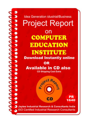 Computer Education Institute II establishment Project Report eBook