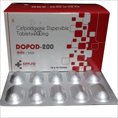 Cefpodoxime Dispersible Tablets