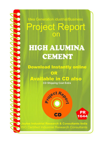 High Alumina Cement II manufacturing Project Report eBook