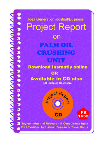 Oil Industry Project Reports