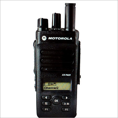 Metal Motorola Xir P6620 Vhf Walkie Talkie With Display