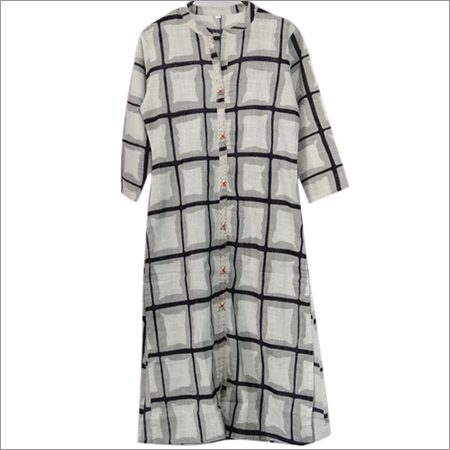 Printed Full Sleeve Kurti