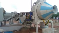 Reversible Drum Concrete Mixer With Weighment System