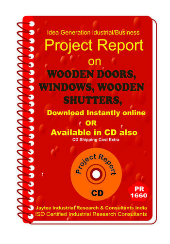 Wooden Doors Windows Wooden Shutters manufacturing eBook