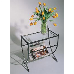 Iron Magazine Table