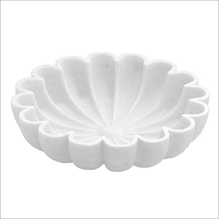 White Round Stone Basin